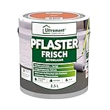 Ultrament Pflaster Frisch, Betonlasur, rot, 2,5 l