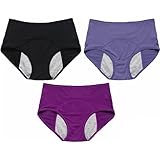 Damen 3PC Solid Mesh Atmungsaktive Bequeme periphere, auslaufsichere Menstruationshose mit hoher Taille Damen Unterwäsche Spitze Rot Herren Unterwäsche Feinripp