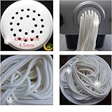 PASTADISC Spaghetti, Udon Pasta-Formscheibe passend für Philips automatische Pasta- und Nudelmaschine, Disc kompatibel mit Philips Pasta Maker Aufsatz, Küchengeräte (Spaghetti 4,5 mm) (T13, 4,5 mm)