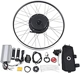 CPROR 1500W 48V Elektrofahrrad Umbausatz, 26 Zoll Ebike Umbausatz Kit E-Bike Elektrofahrrad Umbausatz Conversion Kit für Hinterrad,Vorderrad