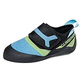 omcam Kletterschuhe Für Damen, Leichte Mesh-Indoor-Boulderschuhe, Atmungsaktiv Für Anfänger, Gym- Und Sportklettern,Blau,36 EU