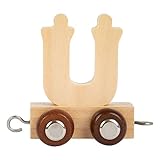 Small Foot 11761 Buchstabenzug Holz Ü, für Namenszug, Umlaut für personalisierte Kinderzimmerdeko, zum Lesen Lernen