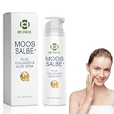 Moossalbe PLUS,Mooscreme gegen Falten,Aktiv Moossalbe,Moossalbe gesicht falten testsieger,Feuchtigkeitscreme Gesicht,Moossalbe falten,Geeignet für Alle Hauttypen,100 ml