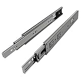 1 Paar Vollauszüge KV2-35-H45-L400-SE mit Selbsteinzug Länge 400 mm Höhe 45 mm Teleskopschiene belastbar bis 35 Kg von SOTECH dem Spezialist für Schubladenführungen