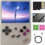 Whatsko RG35XX Retro Handheld Spielekonsole,Kompatibel mit Linux und Garlic OS,64 GB mit über 5000 Spielen,Retro Konsole 3,5 Zoll IPS Display 2600mAh Akku,HD-MI und TV-Ausgang Unterstützt