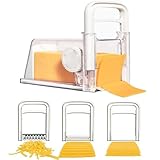 WUDLi Käseschneider, Butterhobel, manueller Käseschneider zum Schneiden und Zerkleinern Edelstahl-Drahtkäseschneider für Käse, Butter, Toast und Mittagsmahlzeiten