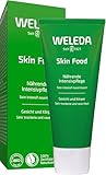 WELEDA Bio Skin Food Feuchtigkeitscreme 75ml - reichhaltige Naturkosmetik Hautpflege SkinFood Hautcreme zur Pflege von sehr trockener Haut. Natürliche Körper- & Gesichtscreme nährt die Haut intensiv