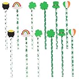 Angoily 12 Stück Irisches Fest Mit Bleistift Kleeblattstifte Süße Druckbleistifte Griff Kunststifte Zeichnung Kinderstifte Zeichenstift Bleistifte Für in Großen Mengen Graphit Holz