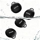 Air Tag Tracker Schlüsselfinder, Koffer Tracker Kompatibel mit Apple Wo ist? APP (Nur iOS), IP68 Wasserdicht Smart Air Tags für Schlüssel/Koffer/Gepäck/Taschen, Bluetooth Key Finder Air Tagg, 4er pack