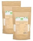 Kokosnussmilchpulver 1000 g (2*500g) von der Grünen Essenz - Kokos Milch Pulver getrocknet - Vegan - Proteinpulver - für pflanzliche und laktosefreie Getränke - vegane Milch ohne Zucker (1000 Gramm)