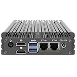 Firewall Micro Appliance, 2 Port i226-V 2.5G LAN Fanless Mini PC Intel N100, No DDR5 No NVMe, 1* CPU Fan, 2*HDMI@4K, 2*USB, 1 * 10 Pin GPIO, VPN Router PC, OPNsense, Ethernet AES-NI