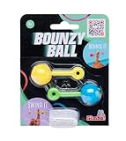SIMBA 105952679 Bounzyball Doppelpack, 3-Fach Sortiert, es Wird nur EIN Artikel geliefert, Gummi-Trickball mit Gummischnur und Fingerschlaufe, D:2,5cm, ab 5 Jahren