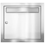 MOCAVI UP1 Unterputz-Briefkasten aus hochwertigem V2A-Edelstahl moderner wetterfester rostfreier Qualitäts-Postkasten elegantes Design Markenqualität ideal für sicheren Postempfang im Außenbereich