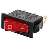 Uonlytech 5 Stück Teiliges Wippschalter Hochleistungs elektroschalter für Elektroherde Heizgeräte Elektrische Pfannen Ersatzschalter mit Langlebiger Konstruktion und Einfacher Installation