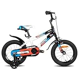 JOYSTAR Berry 12 Zoll Kinderfahrrad für 2-4 Jahre Jungen & Mädchen, Jungenfahrrad mit Stützräder,Weib