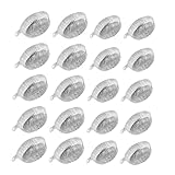 Amosfun 100 Stück Teiliges Aluminium Wiegeschalen Griff Leicht Präzise Digitalwaage Pfannen für Labor Pulver und Flüssigkeiten Tragbar und Benutzerfreundlich