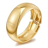 LILIE&WHITE Gold Armreif Armband für Damen – Elegantes Design, Hypoallergen, Langlebig und Rostfrei, Geschenk für Besondere Anlässe wie Geburtstagsfeiern und Jahrestage