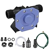 KITLUCK Handbohrpumpe, 750GPH Bohrmaschine angetriebene Wassertransferpumpe mit Wasserschlauch, Ölschlauch und Adapter, manuelle Wasserpumpe für Bohrmaschine, kleine selbstansaugende elektrische