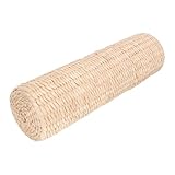 NULYLU Handgewebtes Rattan Nackenstützkissen für Sauna und Mittagsschlaf Atmungsaktives Natürliches Cervical Pillow mit Ergonomischer Form für Komfortables Schlafen und Entspannende