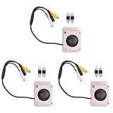 Mocturnity 3 x Mikrofon-Lautsprechergerät für Sicherheitskamera, wasserdicht, für den Außenbereich, für IP-Kamera, Audioaufzeichnung, Zwei-Wege-Funksprechanlage