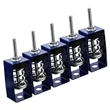 GRADENEVE 5 Stück Teiliges Vibration Isolator Deckenhänger mit Großer Dämpfung und Elastischem Stahlrahmen Schwingungsdämpfender Aufhänger für Heimkino Konferenzräume Schlafzimmer Bars