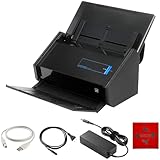 Gedikum Fujitsu IX500 ScanSnap USB High-Speed Cloud-fähiger Scanner für Dokumente, Fotos und Belege für Mac & PC – 1 Jahr Garantie – ADF mit Duplex-Scan-(Generalüberholt)