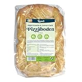 Locawo High Protein & Low Carb Pizza Boden 2 Stück | Pizza Basis | 71% weniger Kohlenhydrate | Doppelte Proteine | 89% weniger Fett | Voller Weizengeschmack | Vegan