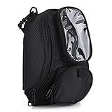 BOROCO Motorrad Tankrucksack,Universelle Wasserdicht Magnet Tanktasche Motorrad mit Schultertragegurt für Outdoor-Sportarten, Reisen