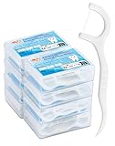 400 Stück Zahnseide LAOYE Dental Floss Zahnseide Sticks Zahnpflege Interdental Flossers mit Zahnstocher Einwegzahnseide Zahnreinigung Sticks zur Entfernung von Plaque und Speiseresten - 50x8er