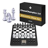 Millennium M808 ChessChampion 2.0 – Dein Smarter Schachtrainer mit Tipps, Zugvorschlägen – Perfekt für Einsteiger, Kinder & den mobilen Einsatz, Spielfeldgröße 15x15cm