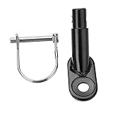 VICASKY 2Stücke Fahrradanhängerkupplung Teilig Aluminiumlegierung Einsetzbar Kompatibel mit Fahrrädern und Bikes zu Installieren ohne Werkzeug Robust und Langlebig