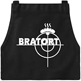 XCSJKJ Grillschürze für Männer mit Bratort, Kochschürze Herren Schürze lustig, mit 4 Tasche Grill schürze für Männer Küchenschürze Herren, Personalisiert Geschenkideen BBQ Schürze Bratort