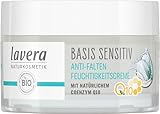 lavera Feuchtigkeitscreme Q10 - reduziert Falten - feuchtigkeitsspendend - Anti Aging Tagescreme - Tagespflege - Bio - vegan - zertifizierte Naturkosmetik - Natural - Gesichtscreme - 1er Pack - 50ml