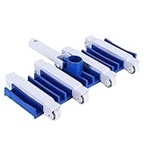 UPQRSG Poolsauger mit Rädern, 35,6 cm, abnehmbar, verstellbar, strapazierfähig, professionell, flexibel, Schwimmbadgriff, Reinigungswerkzeuge, Poolreinigungszubehör