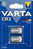 VARTA Batterien CR2 Lithium Rundzelle, 2 Stück, 3V, Spezialbatterien für elektronische Kleingeräte, mit langanhaltender, höchster Leistung