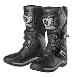 O'NEAL | Motorradstiefel | Enduro Adventure | Robuster & wasserdichter Tourenstiefel, Metallverstärkte Innensohle, Austauschbares Fußbett | Sierra Pro Boot | Erwachsene | Schwarz | Größe 44