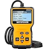 MOTOPOWER MP69033 Auto OBD2 Scanner Codeleser Motor-Fehlercode-Leser Scanner CAN Diagnosegerät für alle OBD II Protokoll Autos