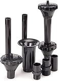 Uotyle Brunnen Teich Düsen, Solar brunnen Wasserspiel Teich Pumpe Zubehör Brunnen Düsen Ersatzteile Set für Garten/Fischbecken (2 Schicht)