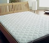 Matratzenauflage Matratzenschoner Matratzentopper ca. 140x200 cm Unterbett Gesteppte Matratzenschutz Spannauflage Topper Microfaser Mit elastischen Bändern - 4 Eckgummis dehnbar bis zu 30 cm
