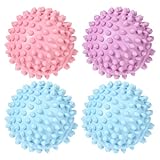 Gjinxi 4 Stücke Trockner Ball, Trocknerbälle Wiederverwendbare Dryer Balls, Trocknen Ball Wäsche Wäschetrockner Trocknerkugeln für Waschmaschine Trockner und Wäschetrockner