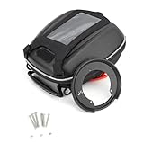 Brilluxa Tankrucksack, Motorrad-Satteltasche, kompatibel mit CBR500R CBR650F CB125R CRF1000L, Aufbewahrungstasche für Motorrad-Kraftstofftank mit Schnellverschluss