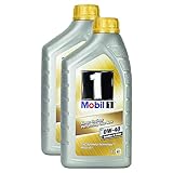 2x Motoröl Mobil 1 Fs 0w-40 1l Shc Synthese Technologie Diesel Benzin Hochleistung Langlebig Motoroil Oil One Protection Formula Shc Kaltstart Motorenöl Motorschutz Lange Lebensdauer
