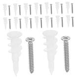 Holibanna 50 Sätze Schraube Für Ausdehnungsrohr Schraube Expansionsrohr Dübel Und Schrauben-kit Bild Hängende Nägel Set Zum Aufhängen Von Bildern Schraubanker Trockenbau Wandanker Plastik