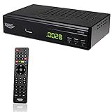 XORO HRS 8660 - Digitaler Satellitenreceiver, Astra 19.2 Senderliste vorprogrammiert, PVR-Ready, Timeshift, USB Mediaplayer, LED-Display, einfache Installation