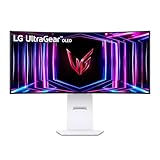 LG Electronics 34GS95QE-W.AEU UltraGear Curved OLED QHD-Gaming Monitor 34', 3440 x 1440, 21:9, 0,03 ms GtG, 240 Hz, HDR400 TRUE BLACK, NVIDIA G-SYNC Compatible, AMD FreeSync Premium Pro - Weiß