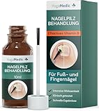 YogaMedic Nagelpilz Behandlung [ohne Feilen]- Patentierter Wirkstoff, belegte Wirkung, Mittel gegen Nagel Pilz- schnell- Nagelpilzmittel für Fingernägel und Fußnägel, Mixtur zur Nagelpflege, 10ml