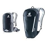 deuter Race 8 Fahrradrucksack & Road One Rennrad Rucksack (5 L), Schwarz