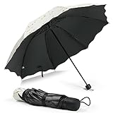 Vicloon Sonnenschirm, UV Schutz Regenschirm, Leicht Kompakt Sonnenschutz Regenschirm, UV Regenschirm UPF 50 Mini Umbrella Taschenschirme Mit 8 Rippen für Erwachsene und Kinder Reise Sonnenschirm