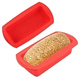 VFANDV Brotbackform Silikon Backformen, 2er Set Silikonformen Backen Antihaft Backform Silikon Kastenform Bread Baking Mould Kastenbackform für Selbstgebackenes Brot Kuchen Hackbraten Brownies