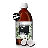 MCT-Öl C8 – 500ml für deine Keto Diät – 100% Kokosöl – für Ketogene Ernährung – geschmacks- und geruchsneutral – vegan, ohne unnötige Zusätze – in Deutschland produziert